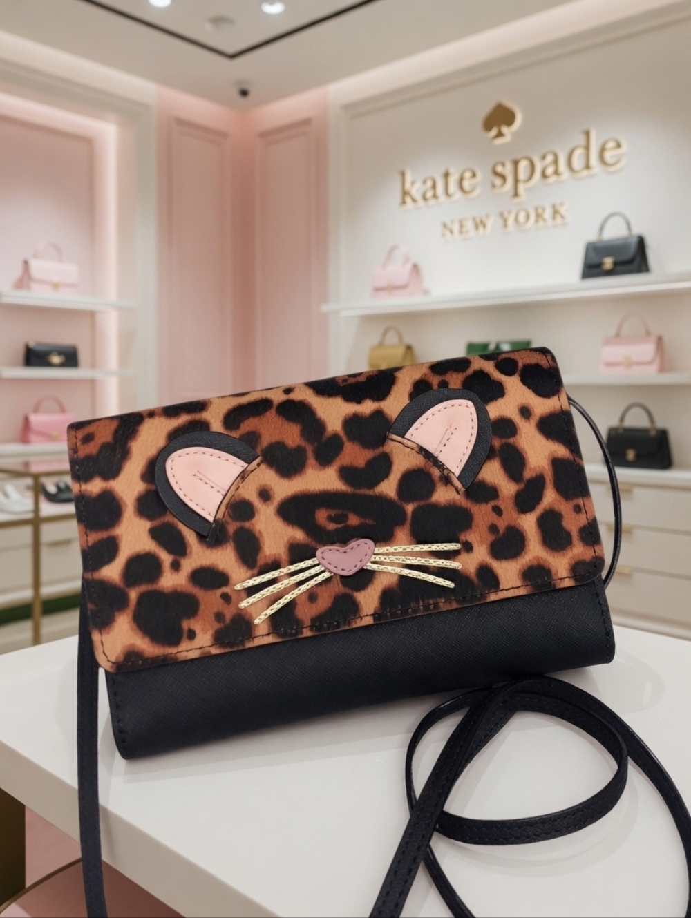 Kate Spade Run Wild Leopard Crossbody